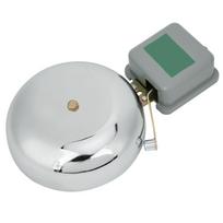 Elektrinis varpelis Neiskraunantis Išorinio dūžio tipo Nerūdijančio plieno Mokykliniai varpai 150mm AC220V white