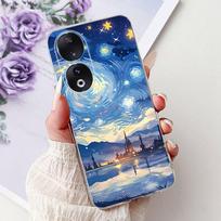 Clear Soft Phone Case For Honor 90 90Lite 90Pro 90Smart Cover Girly Fashion Flower Cartoon Coque On Honor 90 Smart Lite Pro Case Honor 90 Lite