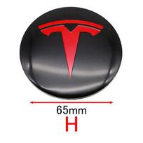 4 vnt. 65 mm automobilio ratlankio centriniai dangteliai Emblemos Lipdukai Tesla Model 3 Y S X Roadster ratlankio dangtelio centrinio dangtelio logotipo lipdukas Aukštos kokybės 4Pcs