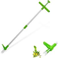 Weed Puller Long Handle Stand Up Weeder Garden Weeding Tool Weed Hound Weed Puller For Dandelion,, Standup Weed Root Grabber žalia