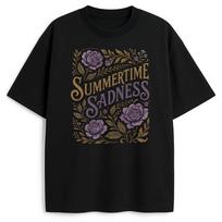 Lana Del Rey Summertime Sadness T-shirt Men and Women Summer Cotton Clothing Round Neck Short Sleeved S