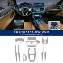 TPU Steering Wheel Handles & Cover for BMW X3 X4 2022-2024 Anti-Scratch Interior Panel left steering wheel