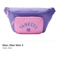 MLB Polyester Shoulder Bag, Crossbody Bag, Fanny Pack Regular Womens Pink 7AHSV014N-50VOS One Size 1