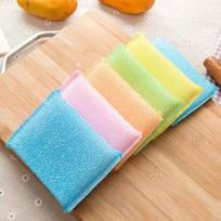 Sponge Scouring Pad Rag Cleaning Brush Super Decontamination Housework Dishwashing Brush Pot Cloth