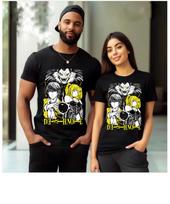 Kira Ryuk T-Shirt Death Note L Manga Strip Horror Anime Black Tee Shirt All Size S