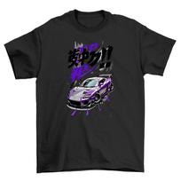 Anime Car Drift Master t-shirt Drive in Style cotton t-shirt Uni S