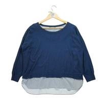 Women's Navy Sweater L