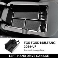 Center Console Armrest Storage Organizer for Ford Mustang Dark Horse EcoBoost GT S650 2024 2025 LHD One Size