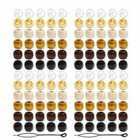 120Pcs Headwear Braiding Beads Multi Style Imitation Wood Bead Accessories  Braiders Tool 120Pcs