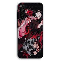 Coque Pour Samsung Galaxy A56 demon slayer tanjiro nezuko attaque combat Maniacase