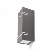 Garden wall lamp 2xGU10 IP44 gray