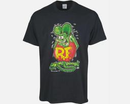 New Ed Roth Rat Fink T Shirt Black All Size XL