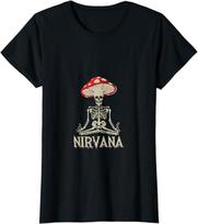 NIRVANA Skeleton Women's Slim Fit T-SHIRT NEW S M L XL XXL M