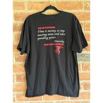 Vintage Fireball Whisky T Shirt Bartender Graphic Funny Quote Black XL Unisex T-Shirt S