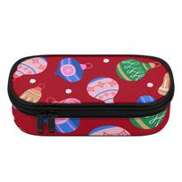 Pencil Case 300D Polyester Lightweight Zip Around Closure with Main Compartment Mesh Pocket and Pen Slots for Teens and Students One Size