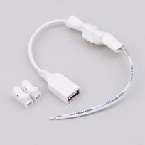 Kintamosios srovės 220V į nuolatinę srovę 5V/1A 5W Balta WiFi kamera Pasidaryk pats Monitorius Moteriškas USB adapterio jungtis Izoliacijos modulis Stabilizuotas modulis