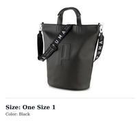 PUMA Synthetic Leather Handbag, Crossbody Bag, Shoulder Bag Regular Womens Black 078170-01 One Size 1