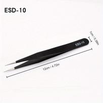 Antistatiniai pincetai ESD-10/11/12/13/14/15 ESD nerūdijančio plieno pincetai elektronikos remonto įrankių rinkinys ESD10-2PCS