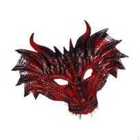 3D Drakono Galvos Kaukė Cosplay Renginiams Ir Helovino Susibūrimams Style H black
