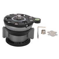 Aluminum Alloy Tripod Leveling Base with Bubble Level for Nikon with 14 38 Inch Thread