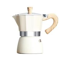 150ML/300ML Namų kavos virimo prietaisas Nešiojamas aliuminio Moka puodas Italijos Espresso ištraukimo įrankiai 150ml balta