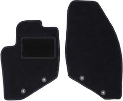 Black front floor mats for: Volvo V70 II estate (2000-2007)