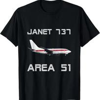 Area 51 Janet 737 T Shirt S