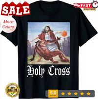 2025/NEW LIMITED Crossover Basketball Holy Cross Satan Jesus T-Shirt Unisex T-Shirt XXXXL