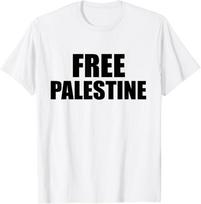 LAISVA PALESTINA Žmogaus teisių žinutė taikai Unisex marškinėliai M black
