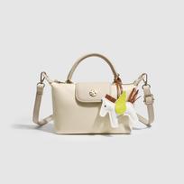 Fashion spring breeze walking tote bag women's spring and summer dopamine handbag versatile shoulder messenger bag gray