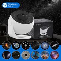 Naktinės šviesos galaktikos projektorius Žvaigždėto dangaus projektorius 360° pasukamas planetariumo lempa, skirtas vaikams miegamajame Valentino dienos dovana vestuvių dekoravimui purple