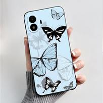 Printed Phone Case For TCL K70 SE (T453D) Fundas Capa Soft Silicone Black Shell Cover Cute Flower Cartoon Casing Coque TCL K70 SE