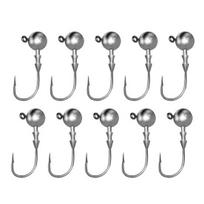 10Pcs 3.5g-14g Fishing Hook Barbed Sharp High-carbon Bait Holder Hook Shank Beak Steel Round Ball 5g