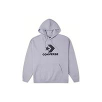 Converse Go-To Star Chevron Loose Fit Pullover Hoodie Asia Sizing 'Grey' Men's 10024915-A03 XS