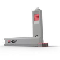 Lindy USB Type C Port Lock with 4 Locks (Code Pink)