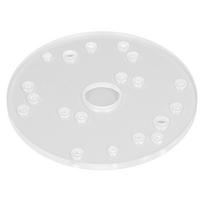 Universal Router Plate Kit Acrylic Baseplate for Bosch 6 1/2in with Centering Pin Acrylic