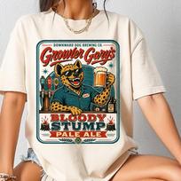 Growler Gary's Shirt, Bloody Stump, Pale Ale Tee, Dungeon Crawler One More Chapter Shirt, Dungeon Crawler Carl, Princess Donut And Mongo, M