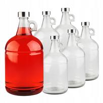 Set - 6x DAMA 3 L with handle and silver cap