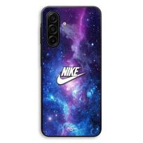 Coque Pour Samsung Galaxy A56 Nike logo blanc espace coloré Maniacase