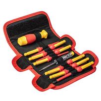 Screwdriver Bits With Holder 1000V, 12 Pcs.