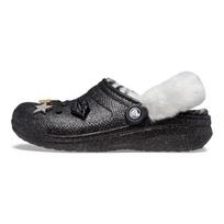 Crocs Unisex EVA Disco Glitter Lined Slides Outdoor Breathable Sandals Blue 208075-0ZS 34-35