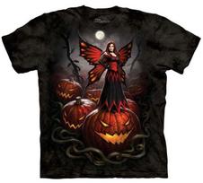 Fairy Halloween Costume Pumpkin Spooky Trick Treat Fantasy Mountain T-Shirt S-2X M