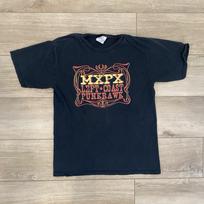 Vintage 2004 MXPX Left Coast Punk Rawk Band Black T-Shirt Adult Size Medium Y2K Unisex T-Shirt S