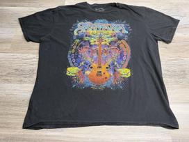 Carlos Santana Merchandise Psychedelic Trippy Guitar Graphic T-Shirt Size XL Unisex T-Shirt S