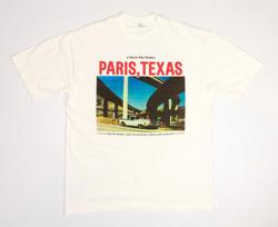 Classic 90's Horror Movie Paris Texas Graphic Print T-shirt Vintage Washed Cotton Men Women Summer Streetwear Oversized New Tees S