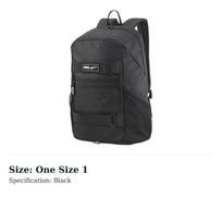PUMA Polyester Backpack Regular Unisex Black 079191-01 One Size 1