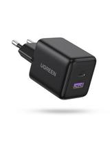 UGREEN X516 Wall Charger USB + USB-C, GaN, 30W (black)