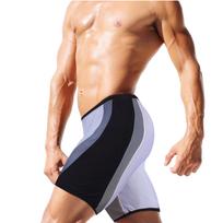 Men's Swimwear Long Beach Surfing Spliced Swim Boxer Trunks Board Shorts M