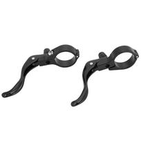 1 Pair Lightweight Aluminum Alloy Road Bike Bicycle Brake Lever Set 31.8mm Accessory(Black)