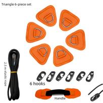 SUP Paddle Board D-Ring Patch with Elastic Rope Buckle - Inflatable Surfboard and Fishing Boat Accessory One buckle